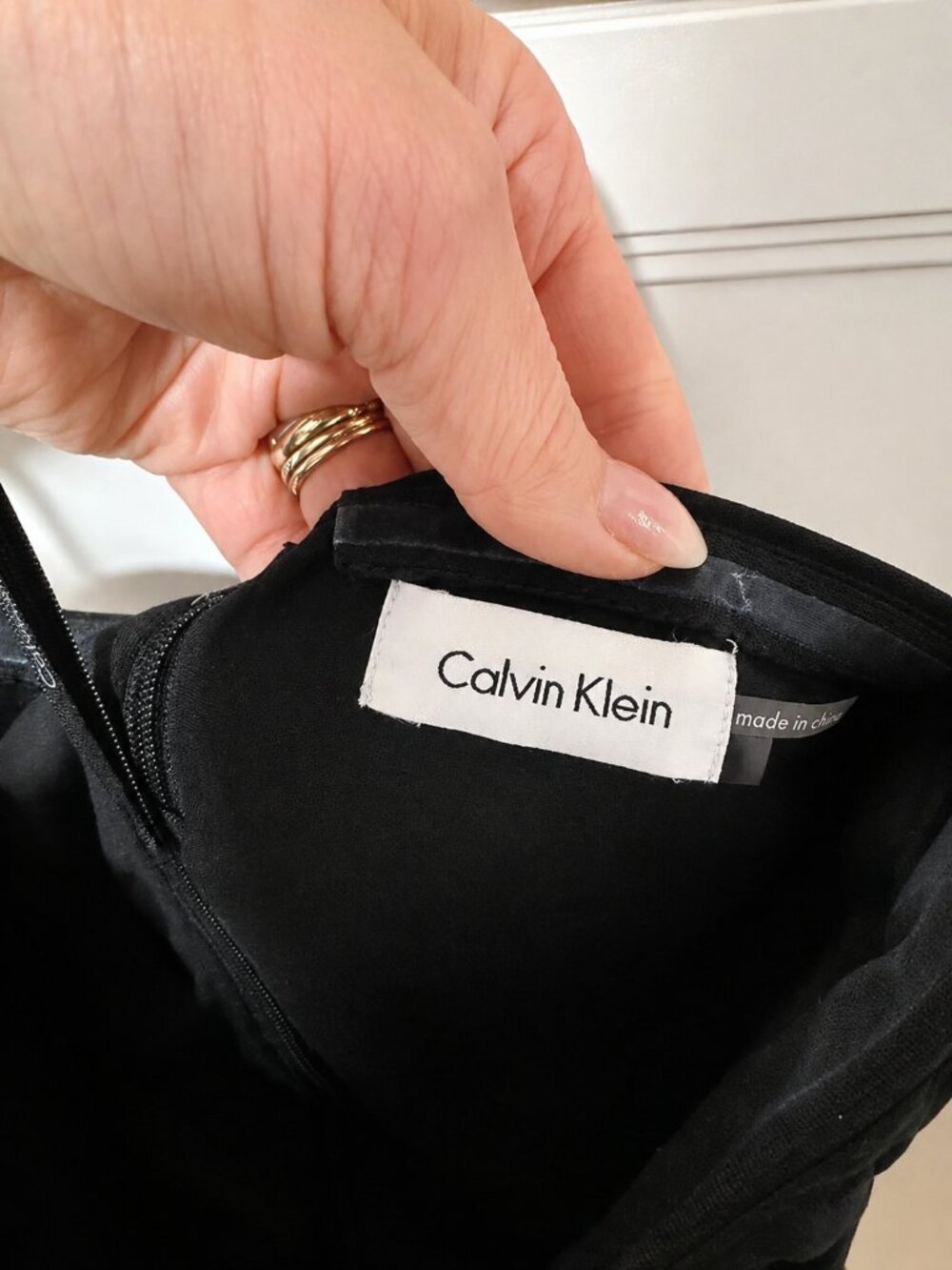 ✧ Calvin Klein | Black Embellished Dress ✨ size Small - Picture 4 of 6